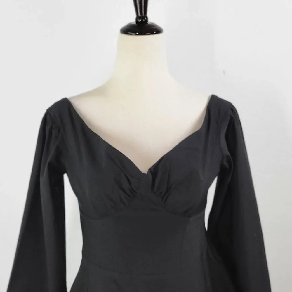 TOPSHOP bengaline off-the-shoulder top Sz 6 NEW - Picture 2 of 9